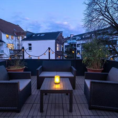Bismarck - And Relaxing With Rooftop Terrace In Naehe Messe