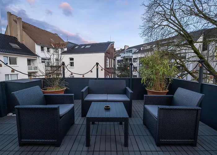 Bismarck - And Relaxing With Rooftop Terrace In Naehe Messe Эссен